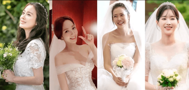 盤點10位韓劇女星婚紗造型︰孫藝珍、金泰希、朴敏英誰最具女神仙氣？