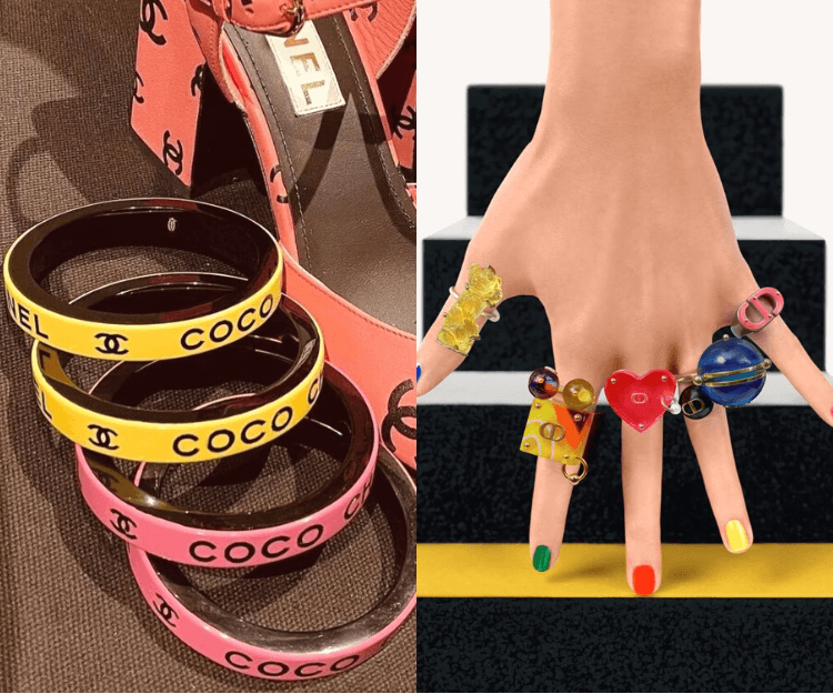 Dior、Chanel、Celine 2022年夏季齊出樹脂名牌首飾 網民：塑膠都賣幾千蚊？！
