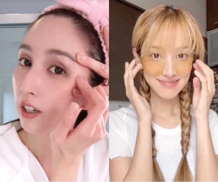 30歲+女星獨家眼部保養秘訣！捱夜後必學！陳凱琳用XXX祛黑眼圈 何傲兒抗皺塗眼霜手法
