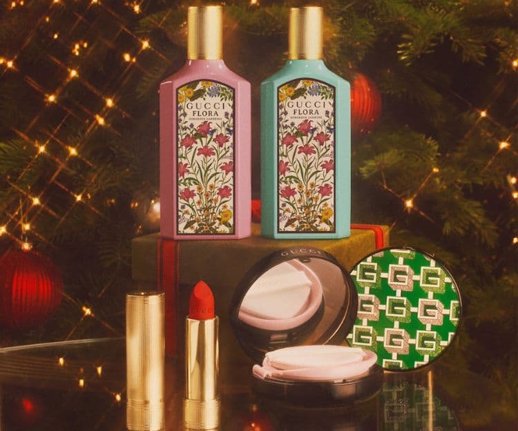 Gucci Beauty 限量版彩妝閃耀迎聖誕！登記即享免費節日化妝服務+送氣墊粉餅3ml