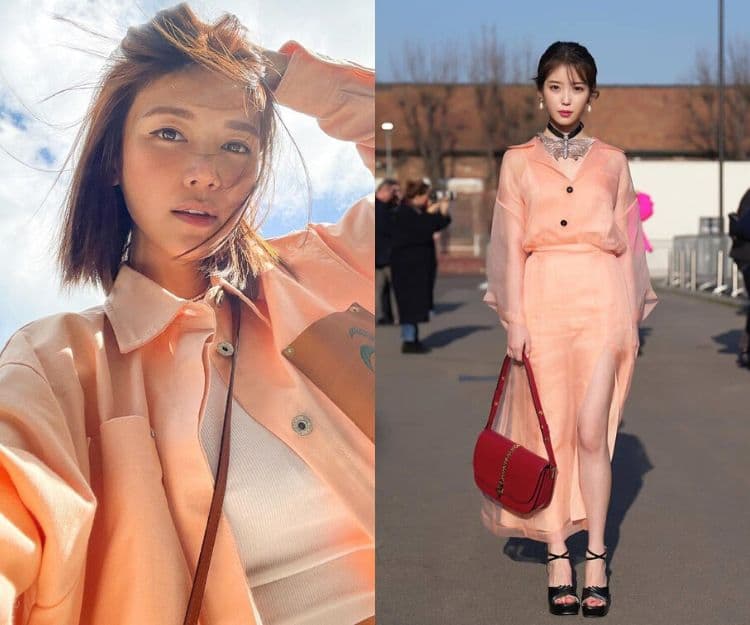 Pantone 2024年度代表色丨「Peach Fuzz 柔和桃」4大穿搭公式打造溫柔氣質：同色系、選XX材質