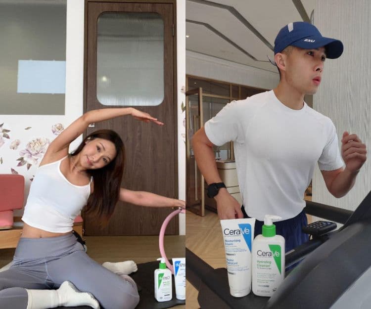 運動愛好者一致好評！CeraVe 清潔、補濕2步曲 維持全天候清爽舒適