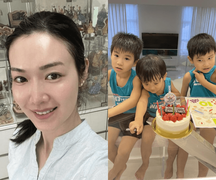 41歲葉翠翠成功轉型明星媽媽+美容界KOL擁30萬粉絲！三子讀幼稚園PN班就學日文
