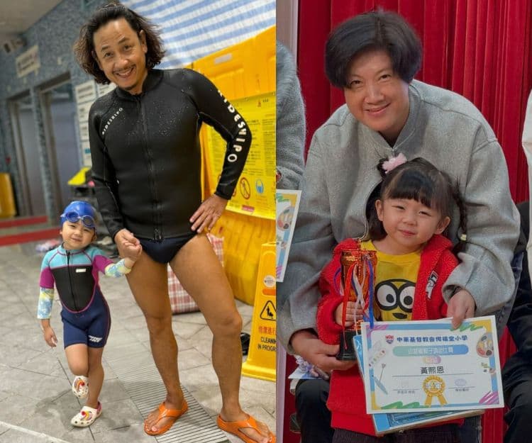 黃澤鋒夫婦培育4歲女全方位發展  小黃妃演講屢獲獎遺傳天賦！從小習泳學拳 培養運動習慣5大好處