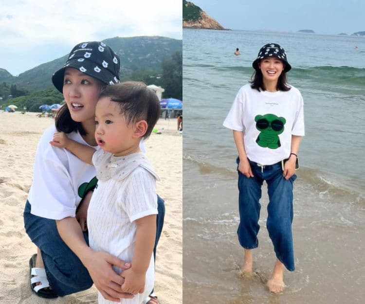 張寶兒帶兒子石澳看海散步！解構孕初期、孕中期和孕晚期運動重點    鍛練體格迎接寶寶來臨